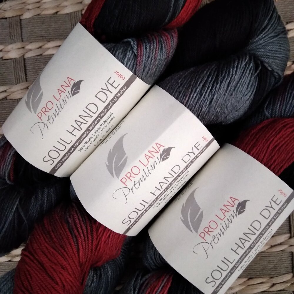 Pro Lana Premium Yarn Lot of THREE Skeins Yarn